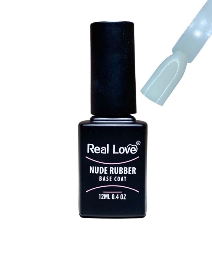 Base Em Gel Nude Rubber Para Unhas Em Gel Uv Led 12ml Real Love 01