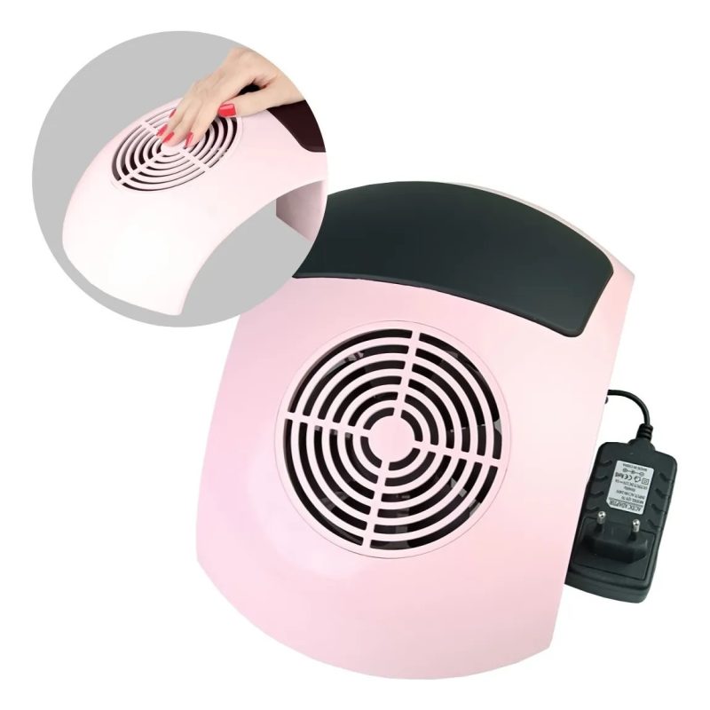 Coletor Nail Dust Collector 80w Rosa D&Z Bivolt