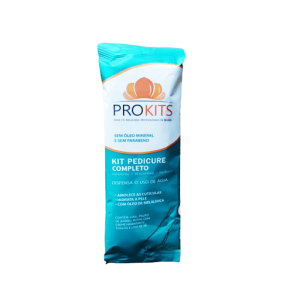 Kit Pedicure Completo PROKIT com Lixa de Pé + Lixa 13cm + Palito de Bambu + Par de Botas + Toalha