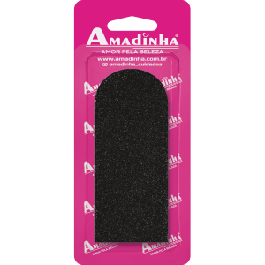 LIXA PEDICURE PRETA FINA C/ 50 UNIDS AMADINHA