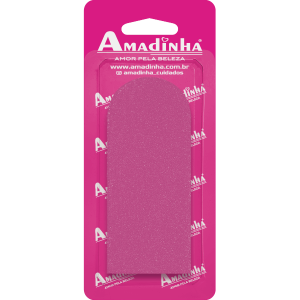 LIXA PEDICURE ROSA MEDIA C/ 50 UNIDS AMADINHA