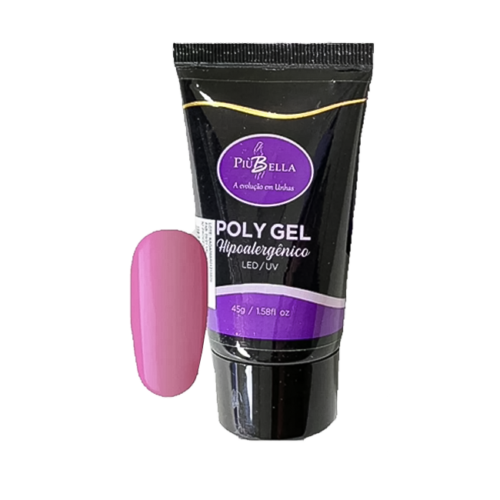 Più Bella Polygel Rosa Lilás 45g