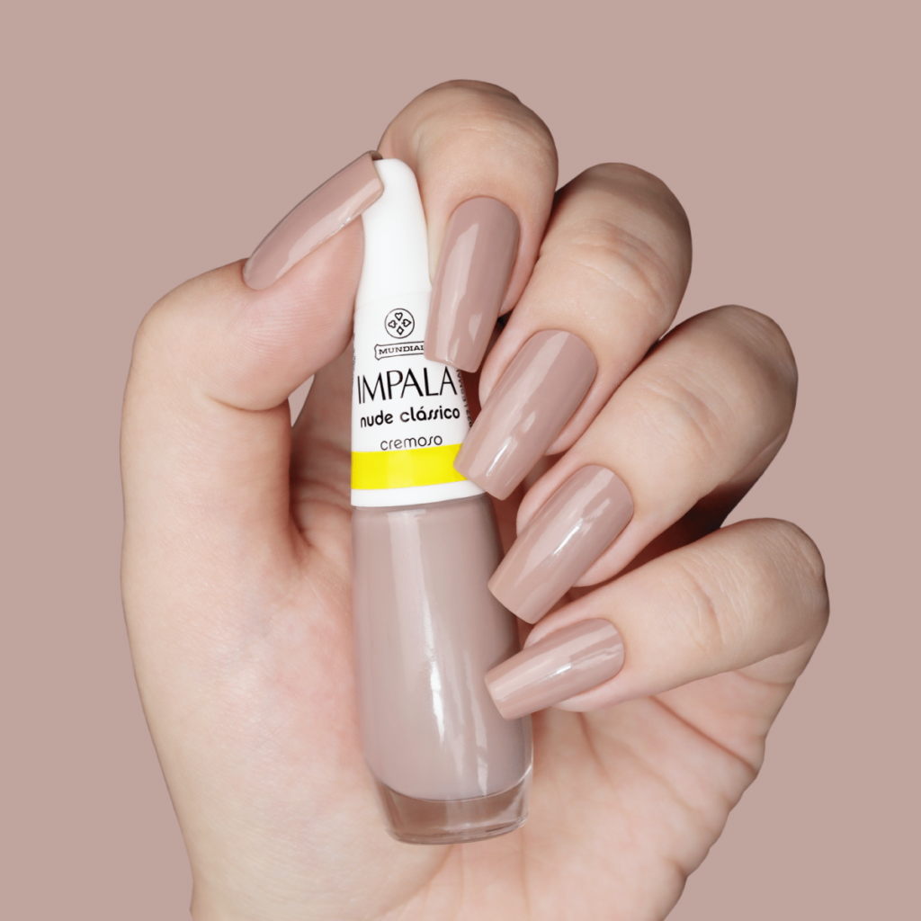 Esmalte Impala Cremoso A Cor da Sua Moda Nude Clássico ml Usina das Unhas