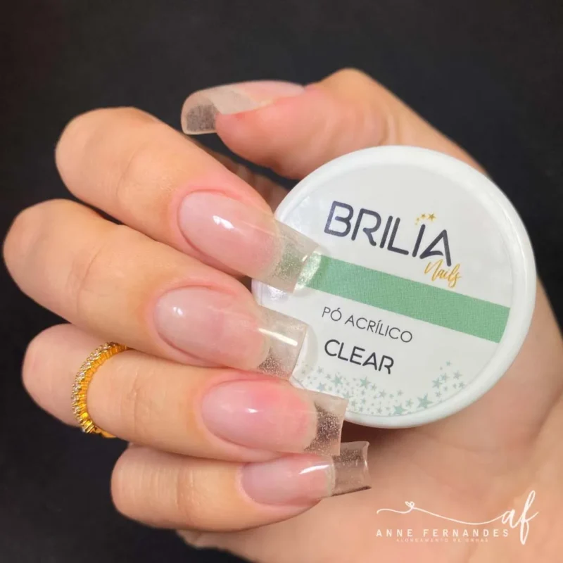 PÓ ACRÍLICO CLEAR 20G BRILIA NAILS - Image 2