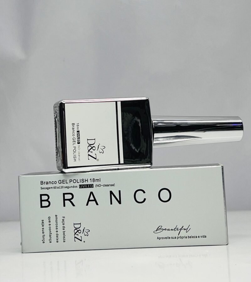 Esmalte em Gel Branco Linha Premium D&Z 18ml