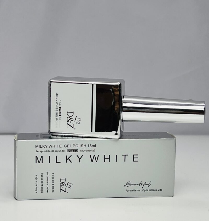 Esmalte em Gel Milk White (Branco Leitoso) Linha Premium D&Z 18ml