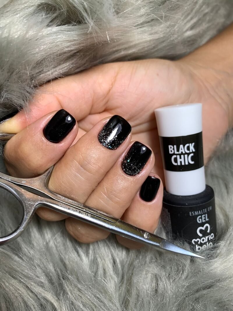 ESMALTE GEL BLACK CHIC MARIA BELA 10G