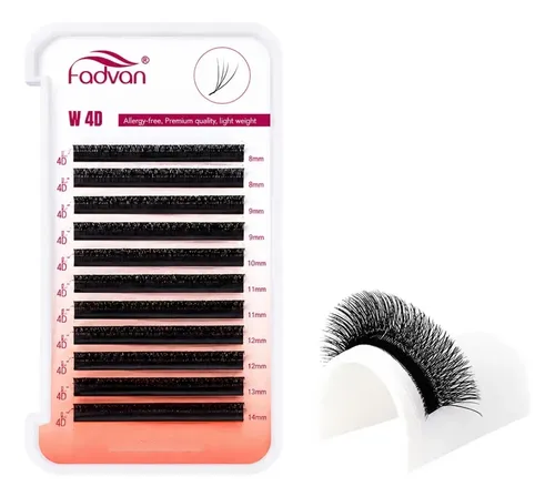 Cílios Fadvan 4D W- 0.07D 8-14 MIX