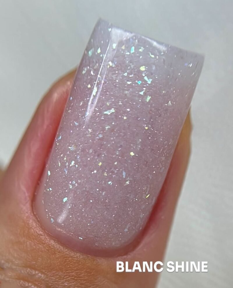 Pó Acrílico com Glitter Vòlia 20g - Blanc Shine - Image 2