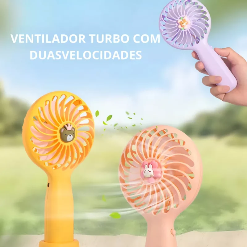 Mini Ventilador USB Para Extensão De Cílios 2 velocidades