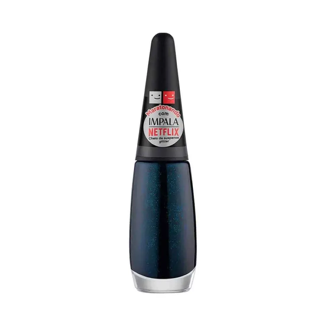 Esmalte Impala Glitter Netflix Maratonando - Cheio de Suspense 7,5ml