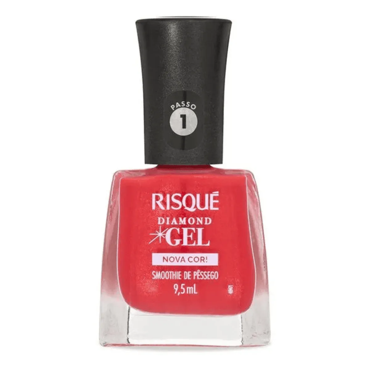 Esmalte Risqué Diamond Gel Smoothie de Pêssego 9.5ml