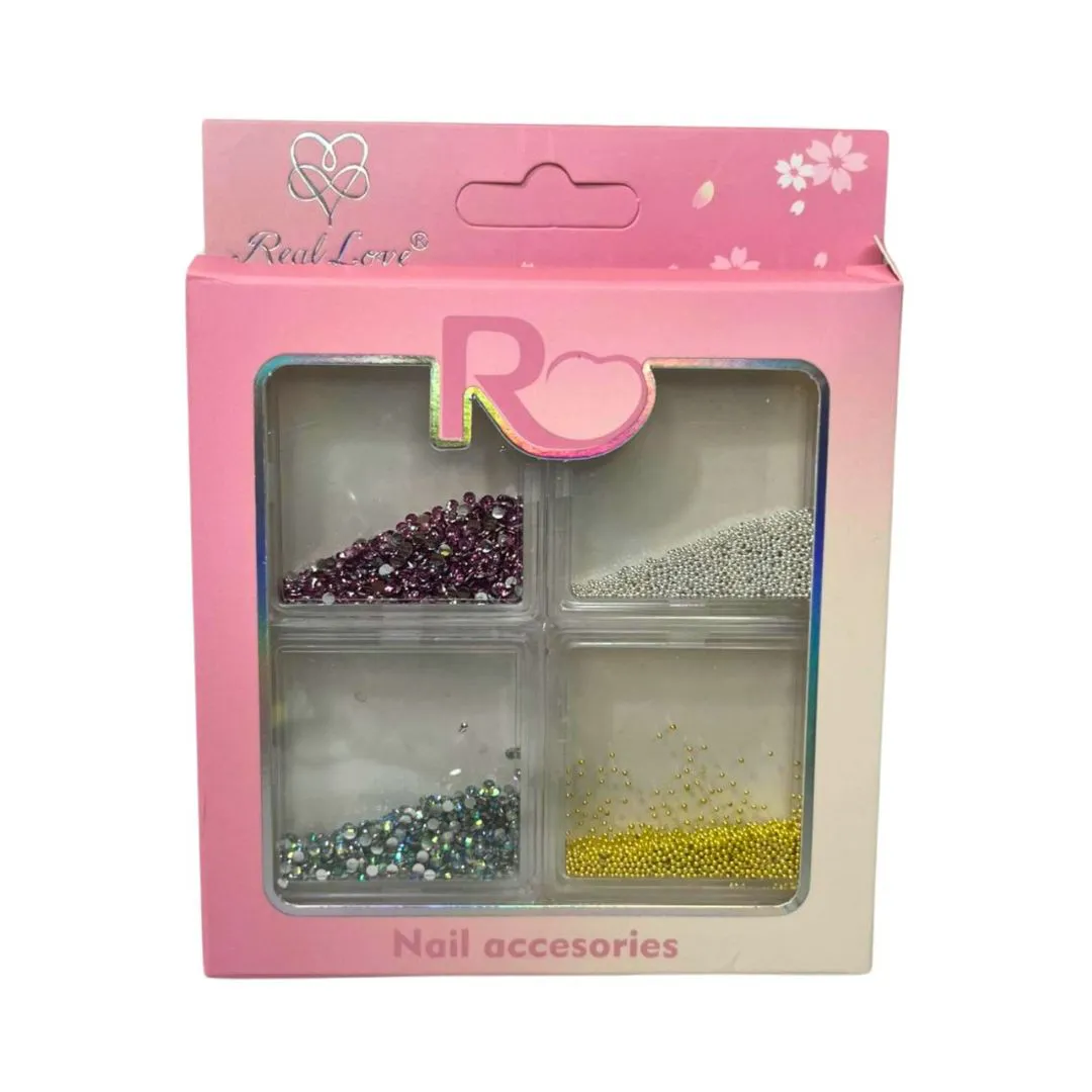 Kit de Caviar e Strass Sortido GOS53 - Real Love