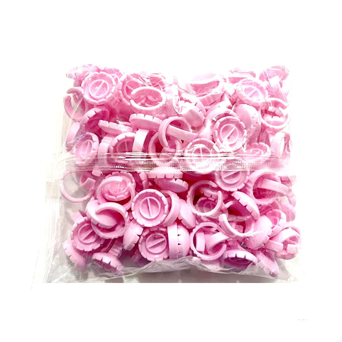 Pacote 100 Unidades Anel Batoque Rosa
