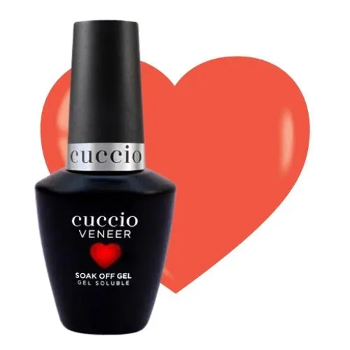 Esmalte em Gel Cuccio Hema Free 13ml Cor Coral Red