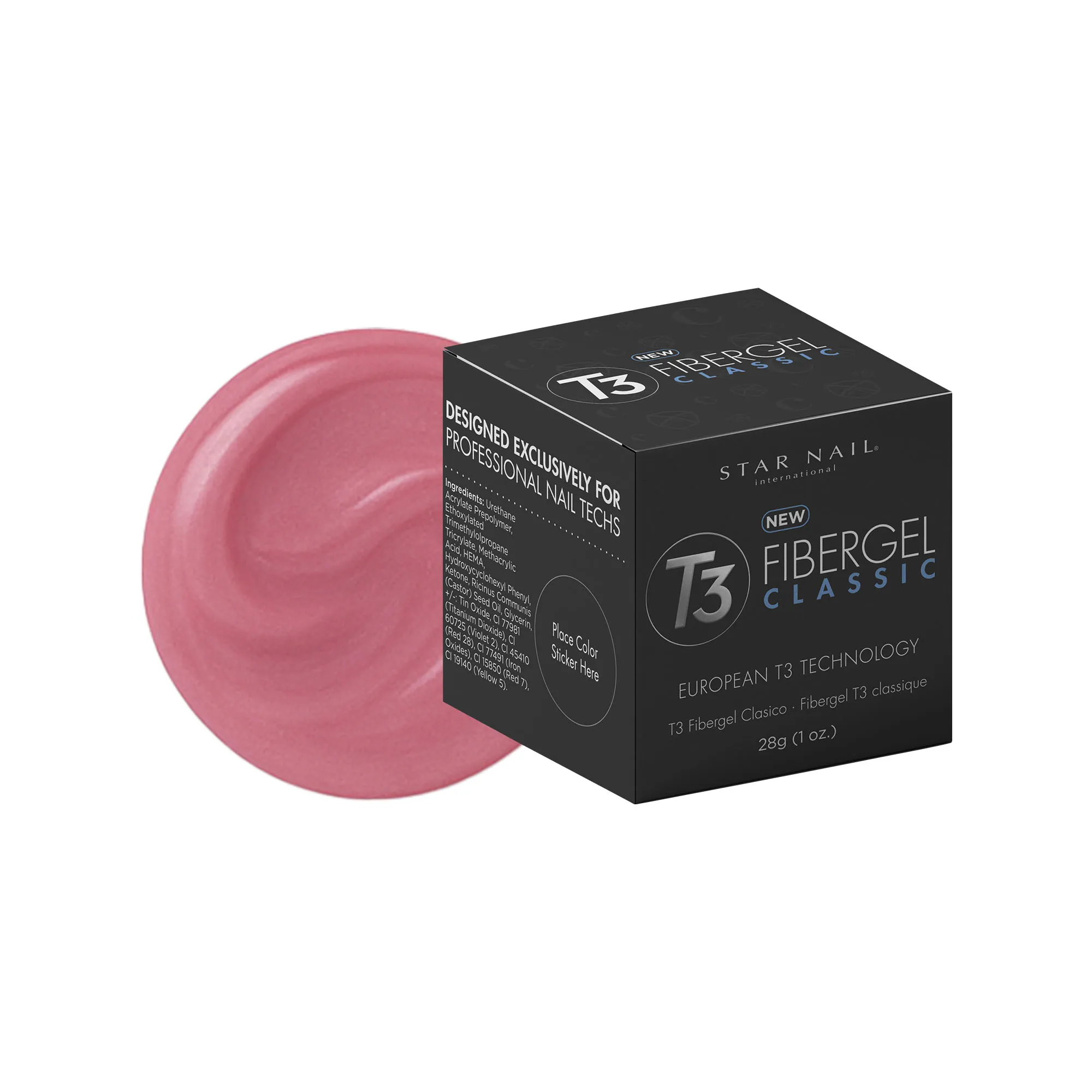 Gel T3 Fibergel Baby Pink CUCCIO 28g
