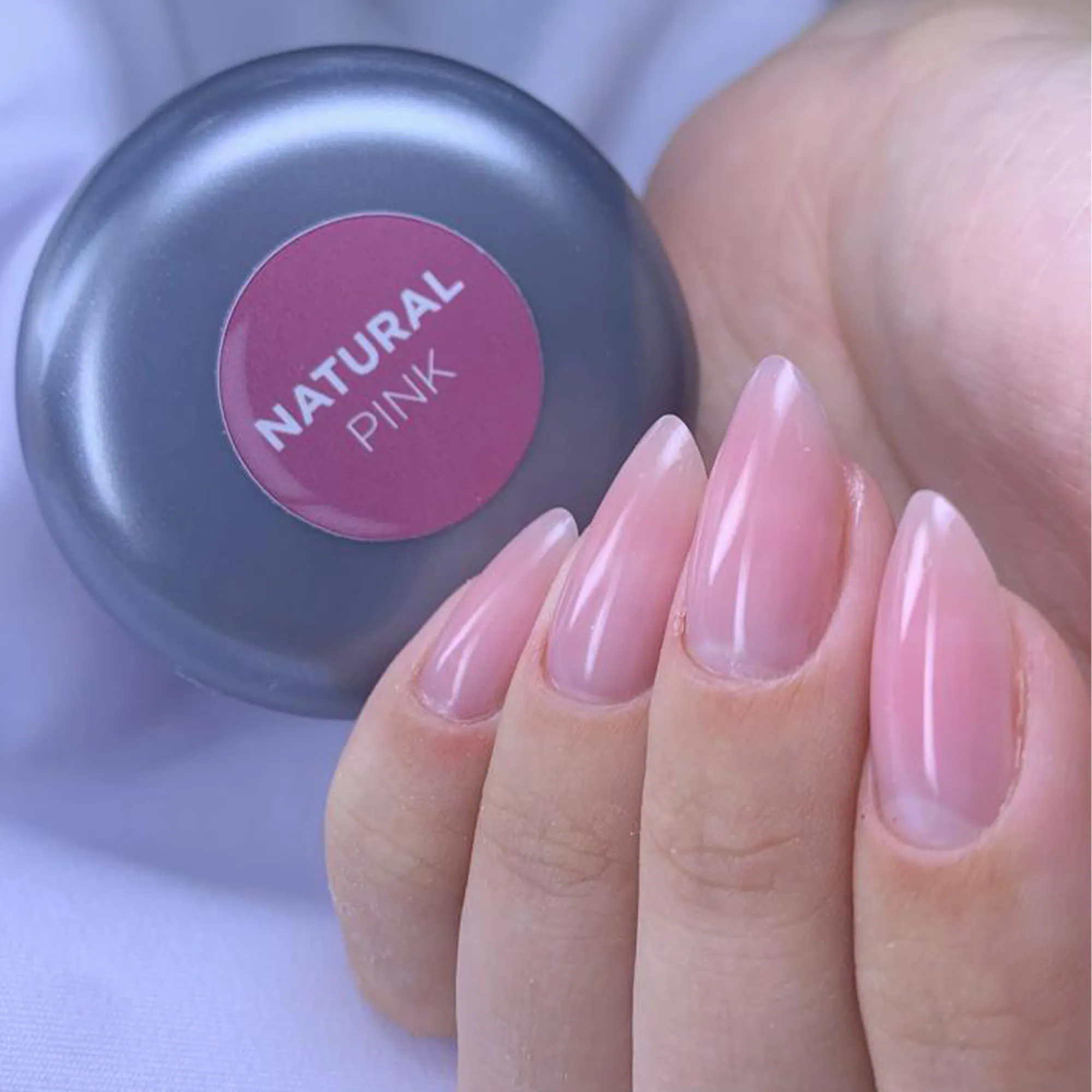 Gel T3 Fibergel Natural Pink CUCCIO 28g - Imagem 2