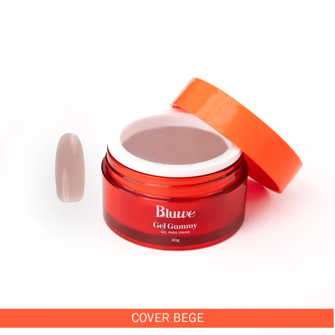 Gel Gummy Cover Bege 30g Bluwe