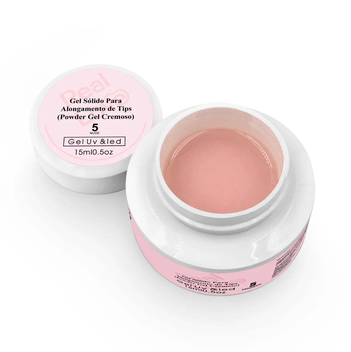 Gel de Modelagem Sólido 15ml Real Love Cor 05 Nude