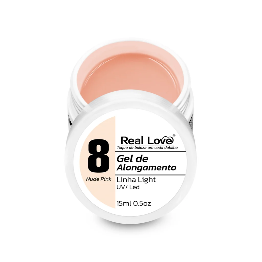 Gel Real Love 15ml Linha Classic Allsmile Cor 08 Nude Pink