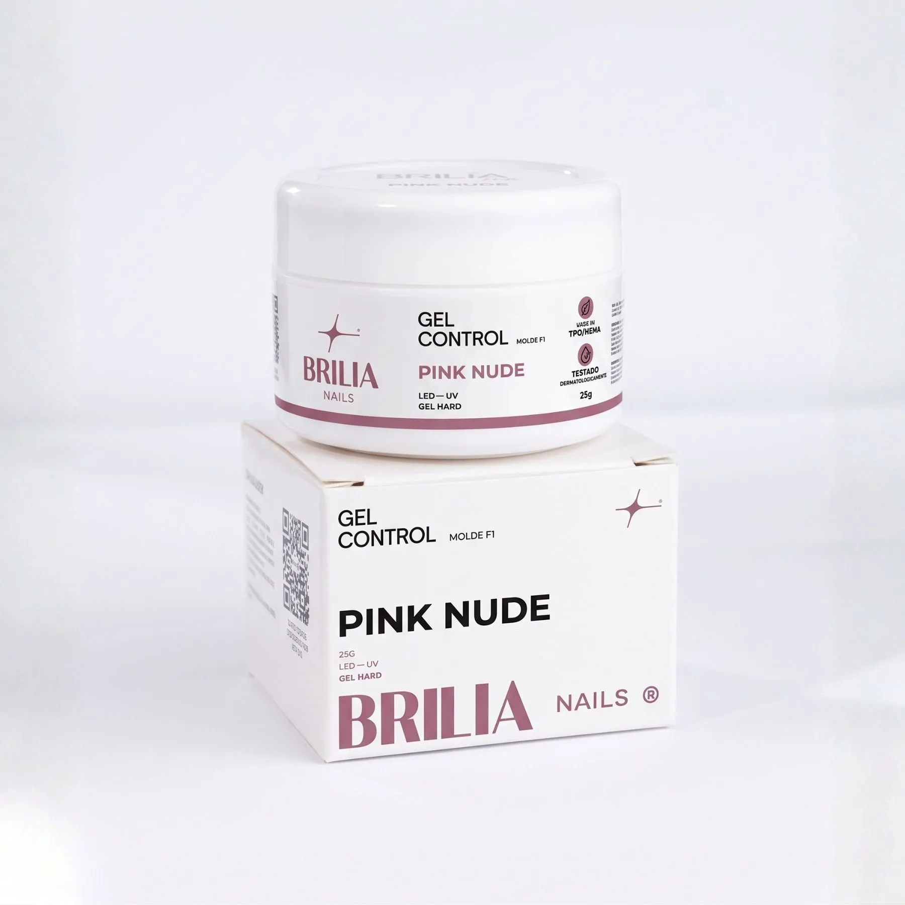 Gel Brilia Nails Control Pink Nude 25g